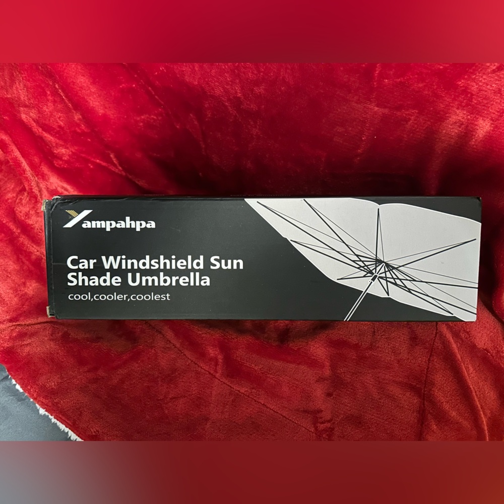 Ampahpa Car Windshield Sun Shade Umbrella